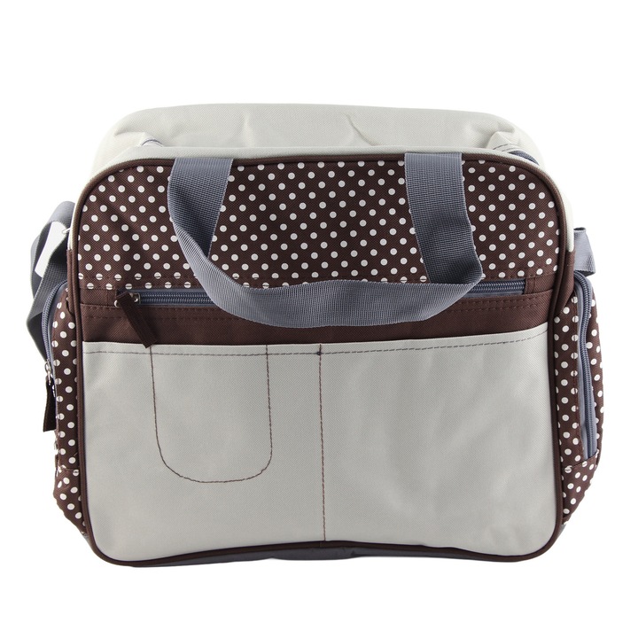 Чанта за грижа за бебето, голям капацитет, с малък джоб, с подложка за повиване