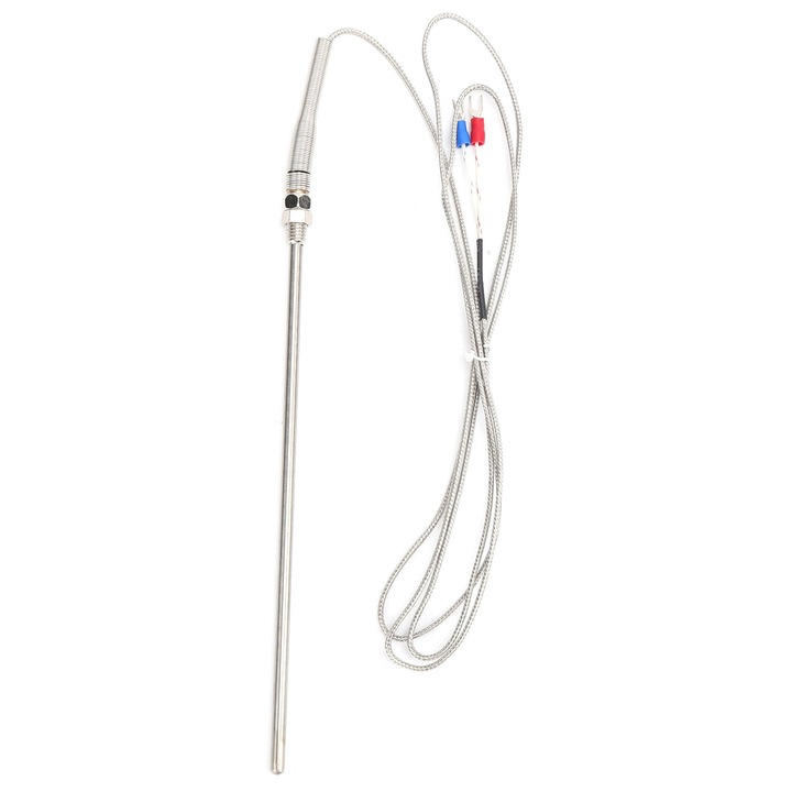 Senzor de temperatura cu termocuplu de tip K 5x200mm, filet M8