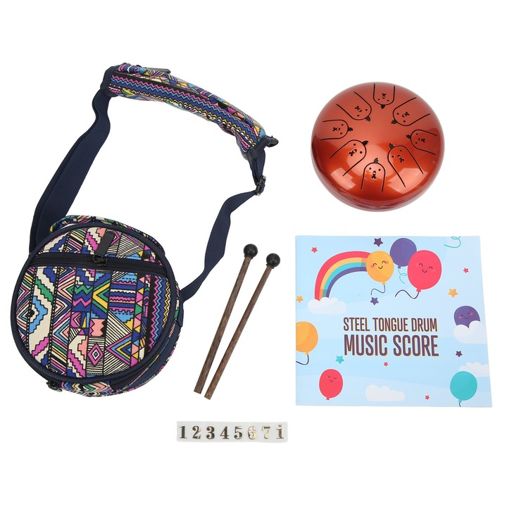 Барабани с език 5,5 инча, 8 тона, от титанова сплав, Enforose