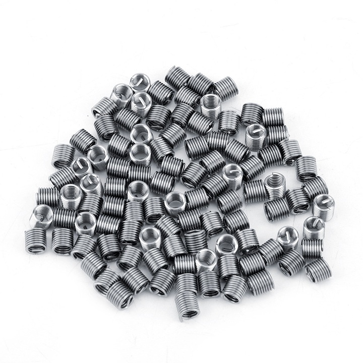 Set 100 insertii filetate, Enforose, Inox