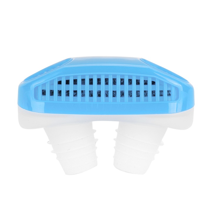 Dispozitiv anti sforait Enforose, ventilator dublu cu curent Eddy, masca nazala din silicon, confortabil, dimensiuni variabile.