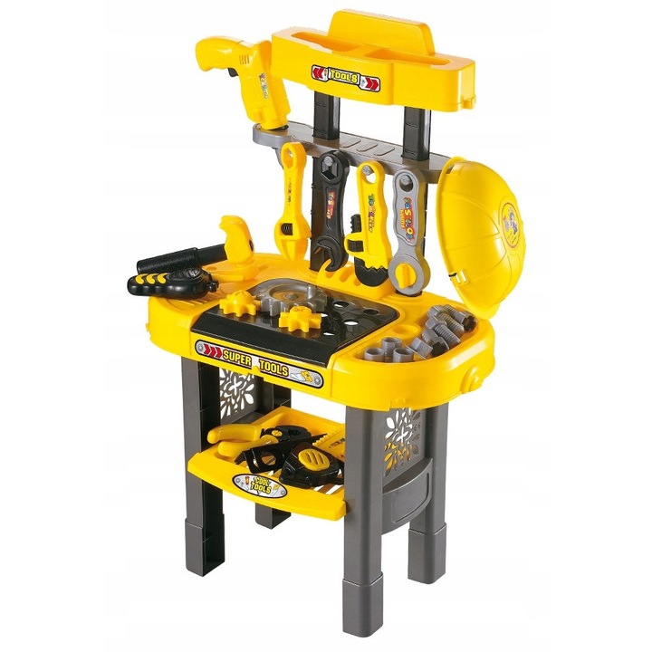 Set de unelte pentru mesteri, Bormasina, Fierastrau, 22 piese