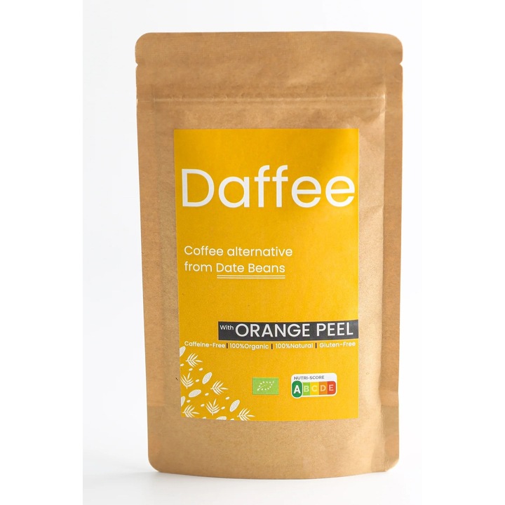 Daffee, datolyamag kávé, kávé alternatíva, narancshéj, 250g