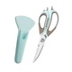 Foarfeca de bucatarie multifunctionala inox detasabila 23x8cm, set cu accesorii