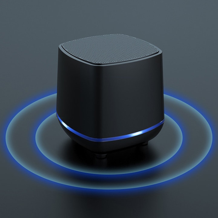 Mini Boxa Pc Boxa PC Stereo 2.0, USB-Powered, Black, control volum, 2.4W - eMAG.ro