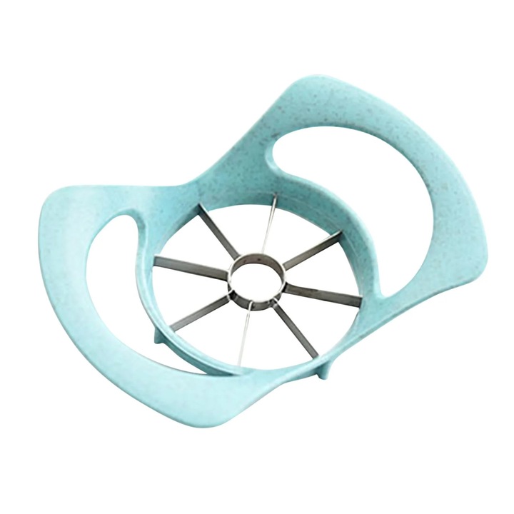 Feliator mere YANYXR, inox, roz-albastru-verde, 19x4.5x1.5cm