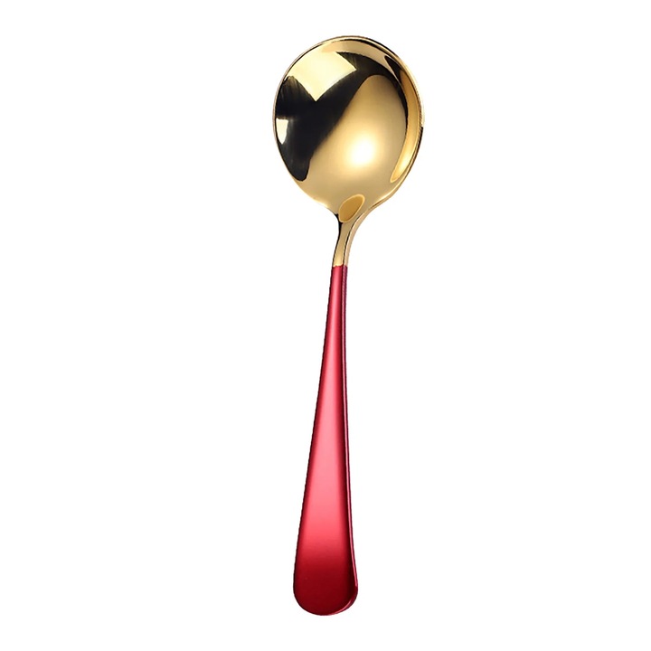 Lingura supa YANYXR inox 16cm maner portabil
