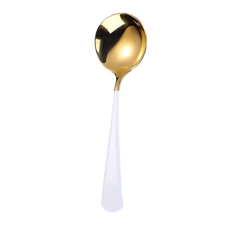 Lingura supa YANYXR 16cm inox maner confortabil