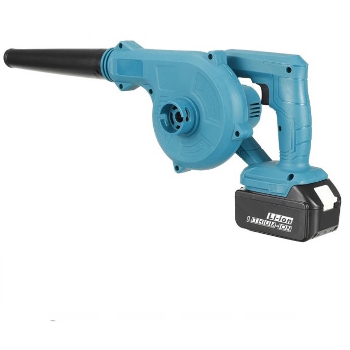 Suflanta Universala Cu 2 Acumulatori, 48W, EMATTERIO®, Albastru/Negru