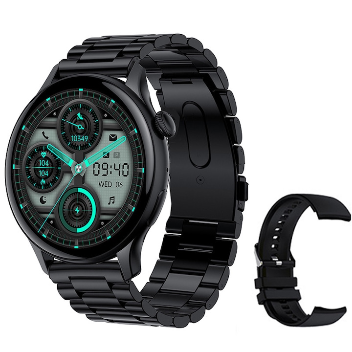 Smartwatch Joyroom Fit-Life JR-FT3S, 1.96", 93 moduri sport, culoare titan