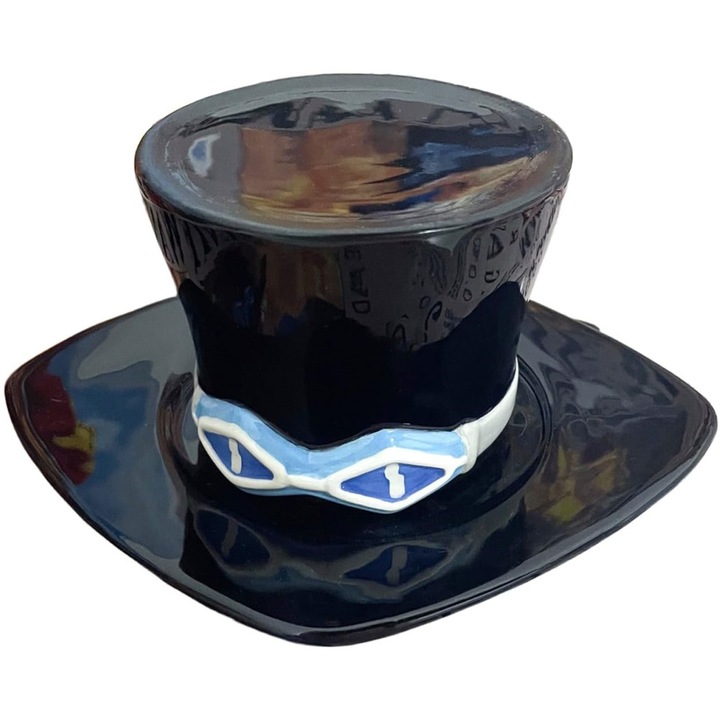 One Piece Anime Design Kávésbögre Sabo kalapjával, Kerámia Bögre Kávéhoz, Teához vagy Tejhez