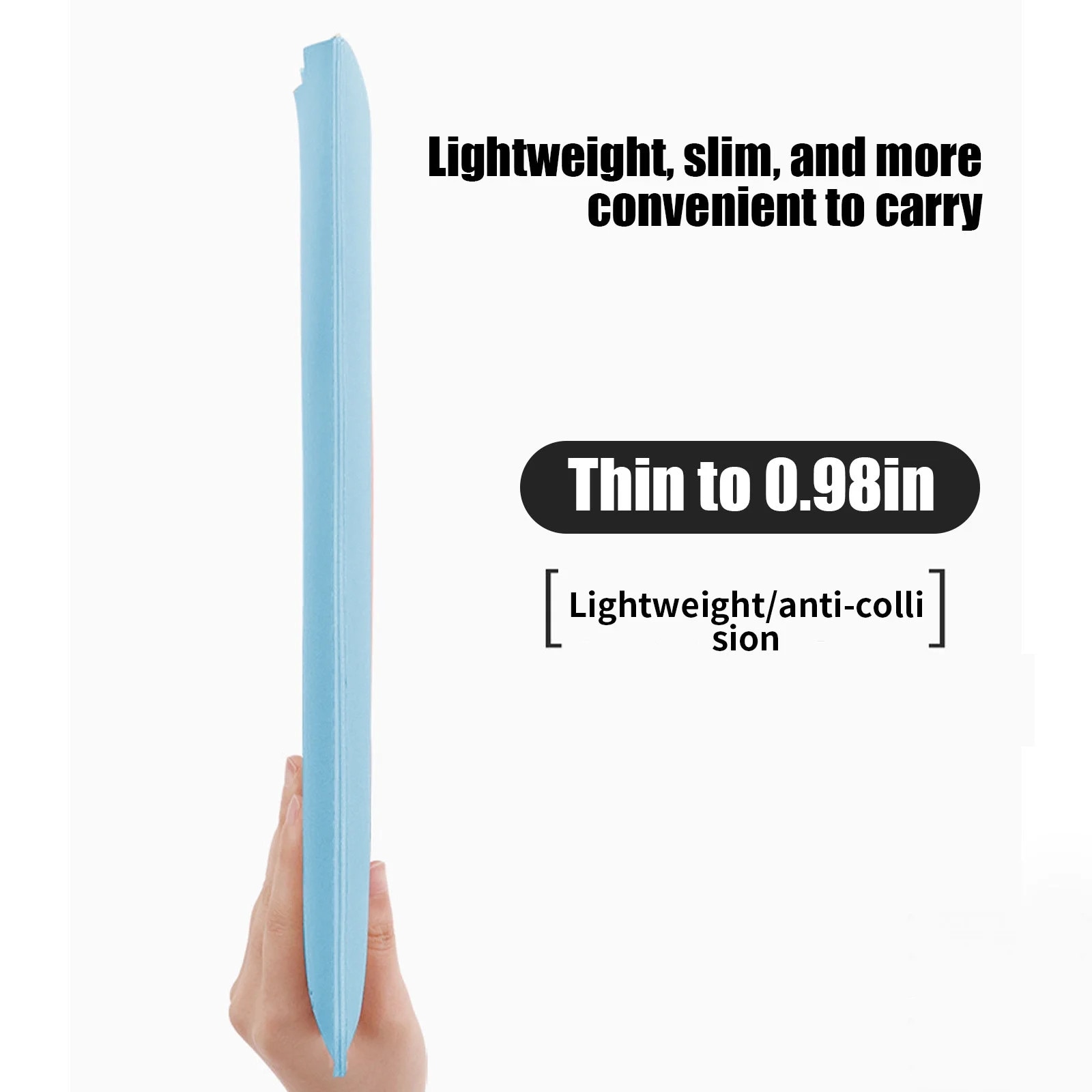 Husa laptop 15.6 inch, slim, albastru, 39x28.5x1.7cm