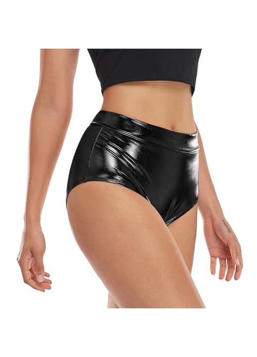 Дамски шорти, Ronyes®, за бал, бар и танцово парти, XL, черни