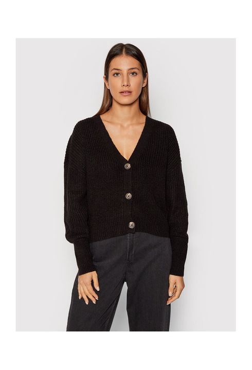 Cardigan dama, Vero Moda, 209233544, Acril, Negru, Negru