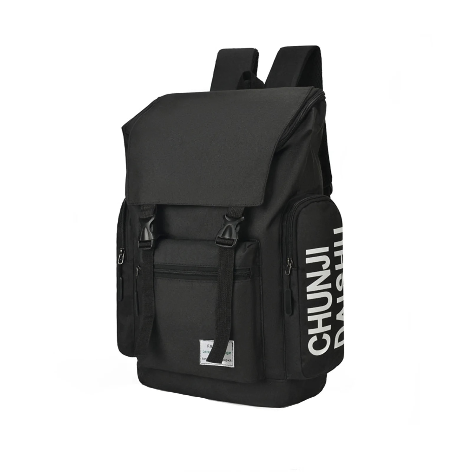 Rucsac laptop negru, capacitate mare, bretele ajustabile, 17 inch