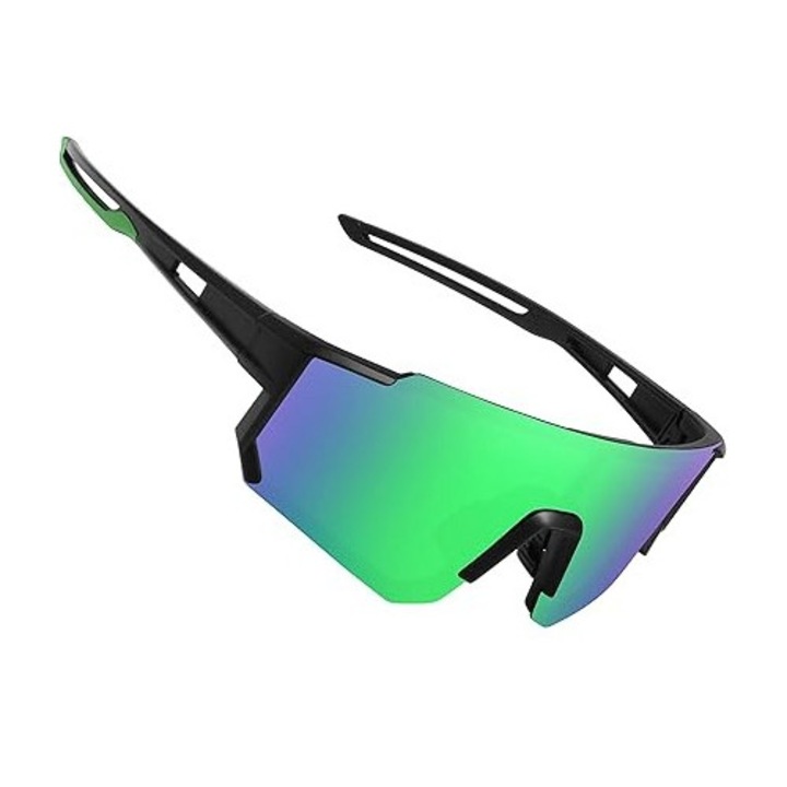 Ochelari de Ciclism si Activitati Sportive Outdoor, cu Protectie UV, Rama PC, Unisex, Gun Verde, In aer liber, ochelari de soare, all-in-one, pescuit