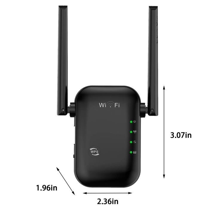 YANYXR 300Mbps vezeték nélküli adapter, fekete