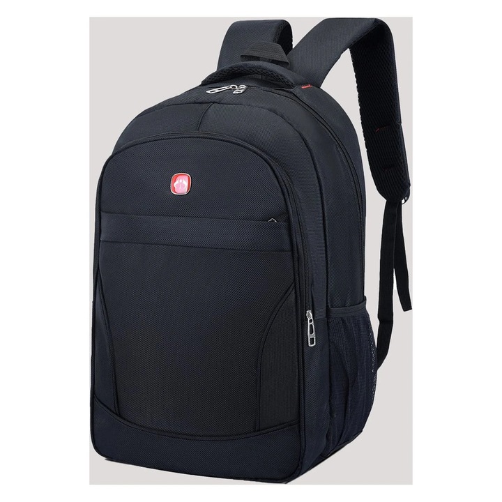 Rucsac laptop YANYXR, rezistent la apa, capacitate 20L, negru, 46x30x18cm
