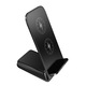 Incarcator wireless pentru smartphone-uri, 10W, negru, 8.5x6.7x11cm, design cu doua bobine de incarcare