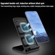Incarcator wireless pentru smartphone-uri, 10W, negru, 8.5x6.7x11cm, design cu doua bobine de incarcare