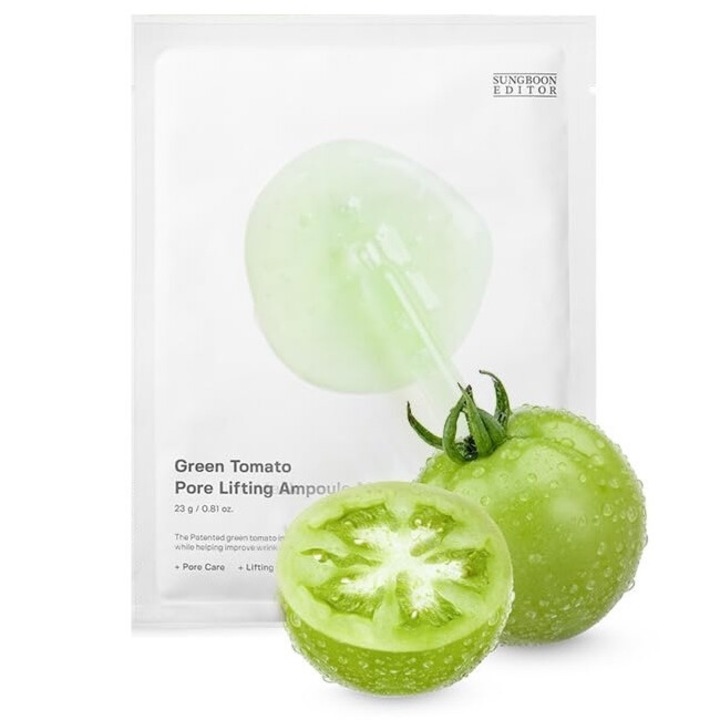 Masca de fata Sungboon Editor Green Tomato Pore Lifting Ampoule 23g