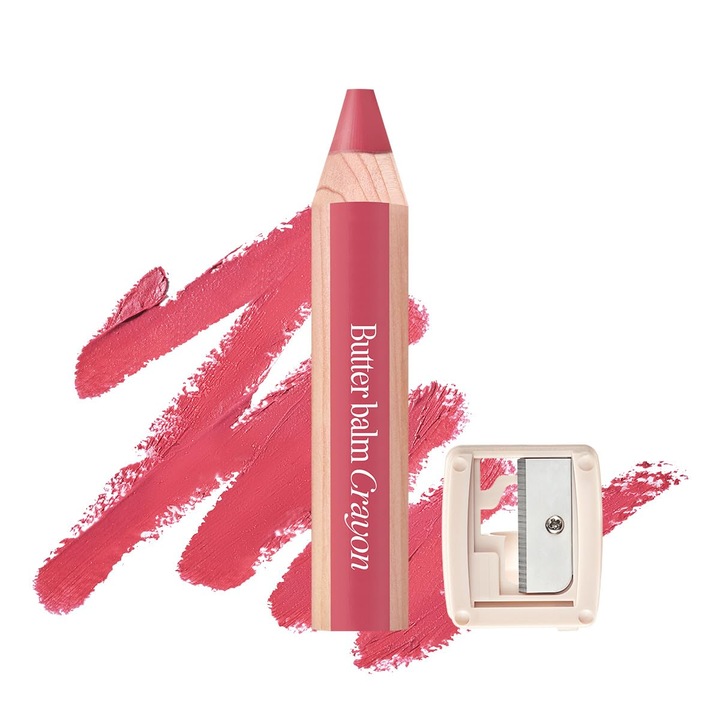 Clio Butter Balm Crayon Blush #08 Pop Art Berry 3.9g + подарък острилка