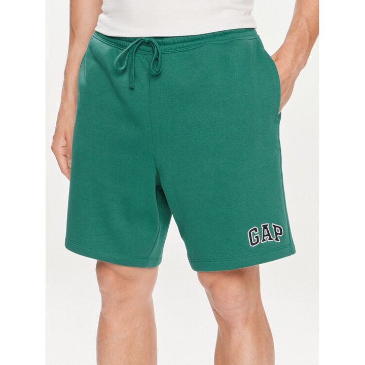 Pantaloni scurti barbati, Gap, 304382499, Bumbac/Poliester, Verde, Verde