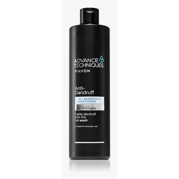 Sampon si balsam de par 2 in 1 Advance Techniques Anti-Dandruff, AVON, 400 ml