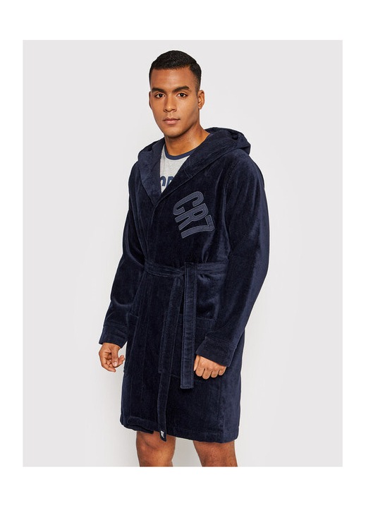 Halat de baie, CR7 Cristiano Ronaldo, albastru, 100% bumbac