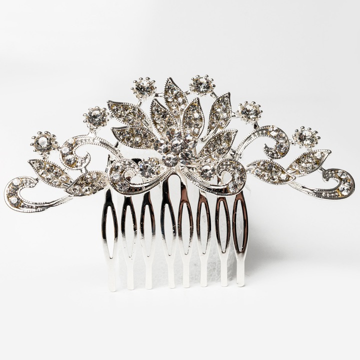 Accesoriu Par Mireasa tip Pieptan Mireasa Elisa