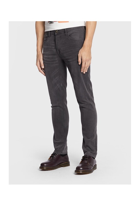 Férfi farmer, Kevert anyag, 300794807, Pamut, Szürke, Szürke