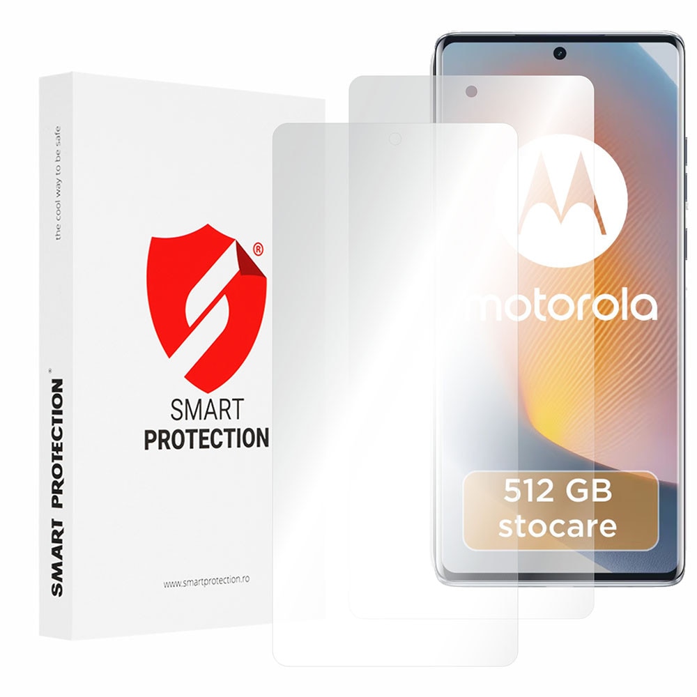Folie pentru Motorola Edge 50 Fusion, Full display, Flexibila, Smart Protection, Transparenta