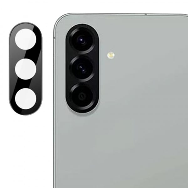 Folie Camera pentru Samsung Galaxy A56 5G - Techsuit Full Camera Glass - Black