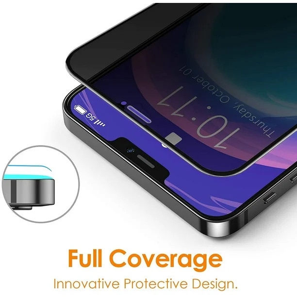 Folie Privacy compatibila cu iPhone 16, Full Cover, Calitate Premium