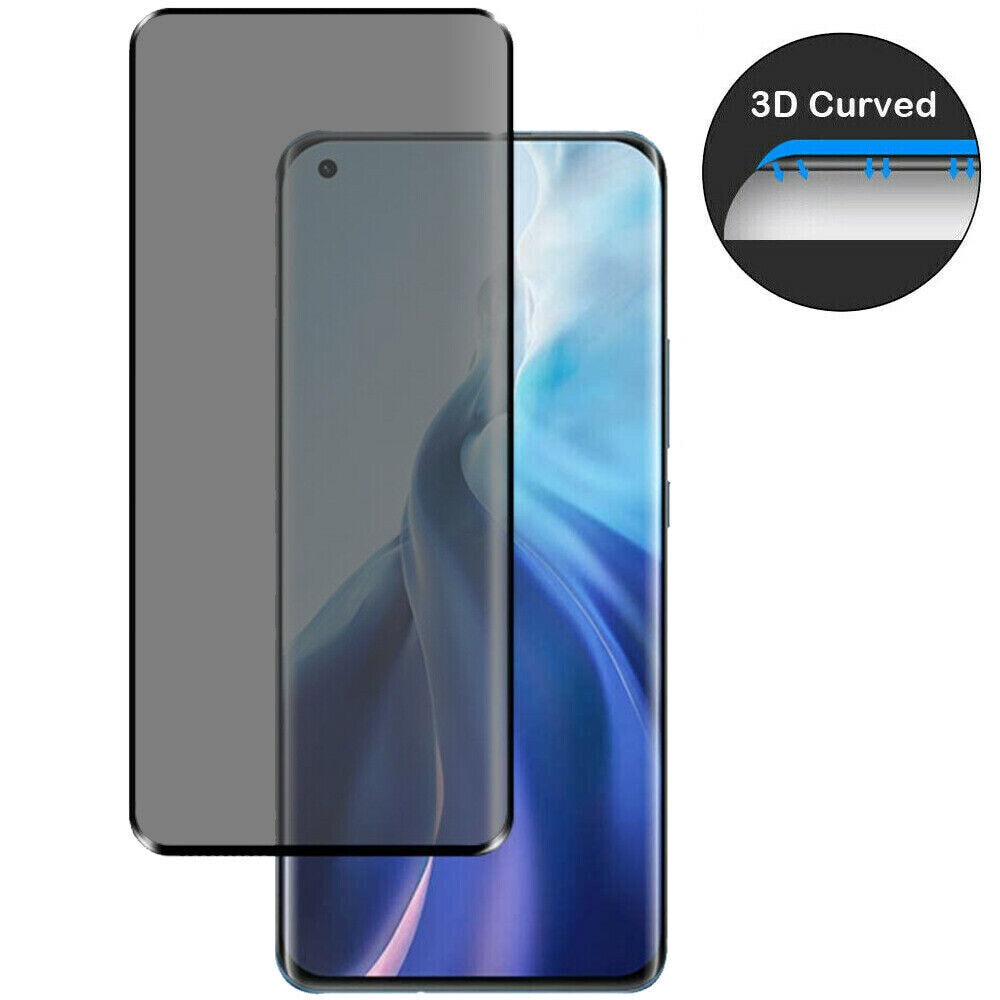 Folie Protectie Ecran Privacy, Sticla Securizata, Negru, pentru Huawei P40 Lite