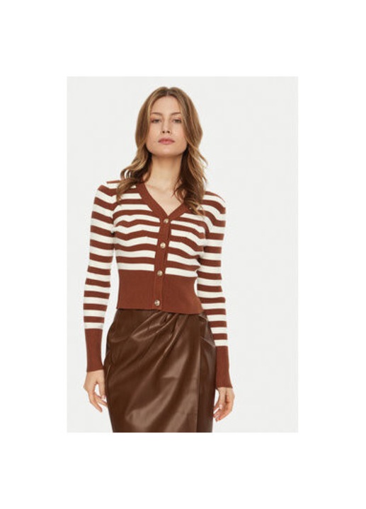 Cardigan dama, Fracomina, 304448980, Viscoza/Poliamida, Maro, Maro