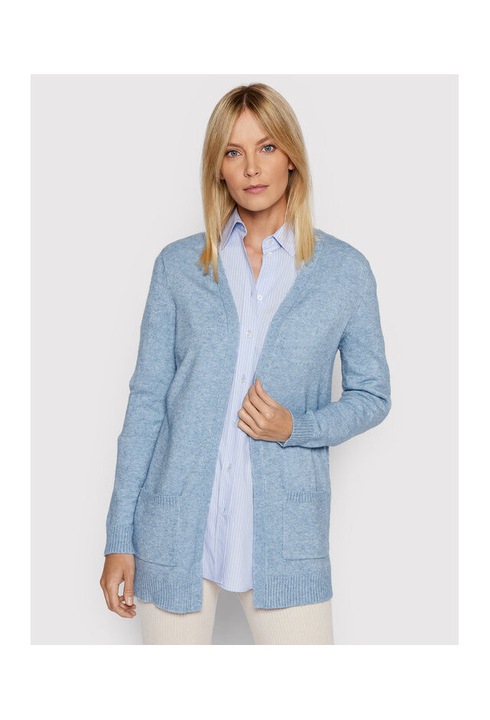 Cardigan dama, Only, 300057605, Viscoza/Nylon, Albastru, Albastru, XS