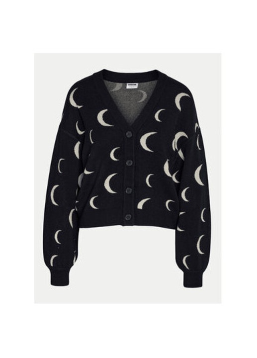 Női kardigán, Noisy May, 304534720, Viszkóz/Poliészter, Fekete, Fekete