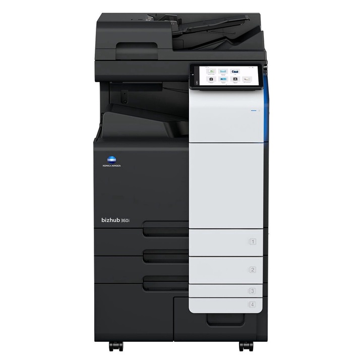 BIZHUB 360i cu ADF DUAL SCAN DF-714 toner TN 330 25000 pagini si masa suport DK-516x