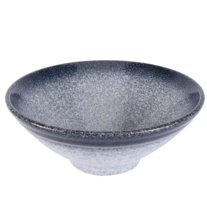 Bol ceramic YANYXR, design japonez, 20x20x8cm, multicolor