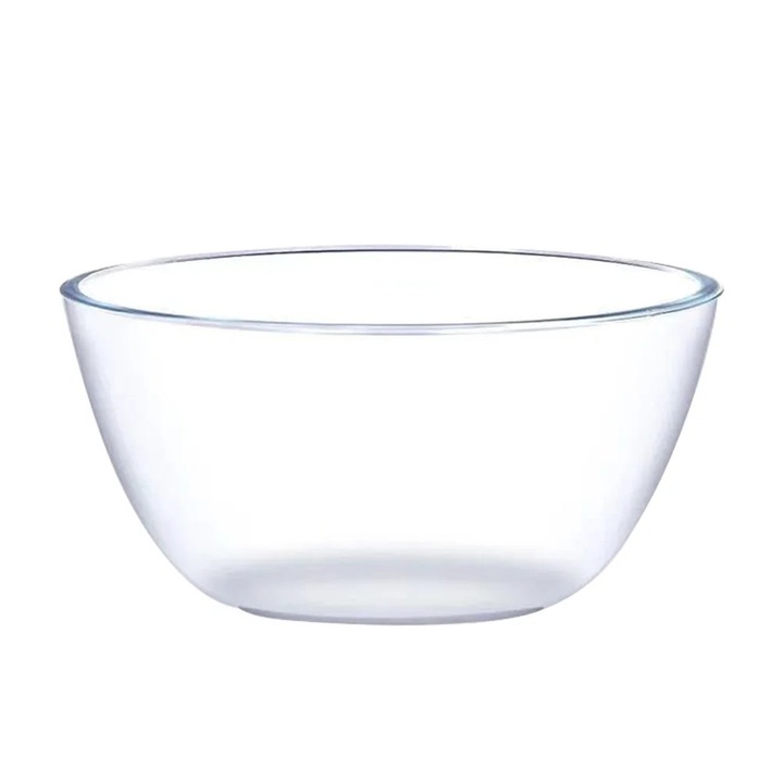 Bol din sticla YANYXR multifunctional transparent 27x27cm