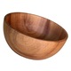 Bol lemn, salata, durabil, neted, natural, 20x10cm