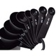 Set ustensile de masurat, 9 piese, plastic, multicolor, 300 ml