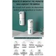 Dozator Automat de Sapun Tip Spuma KETYA®, 4 Niveluri de Dozare, Display LED, Incarcare USB Tip C, Senzor de Miscare, Impermeabil, 380ml, Usor de Montat, Utilizat ca Dispenser Sapun sau Dezinfectant, Ideal pentru Bucatarie, Baie, Hotel sau Birou, Negru