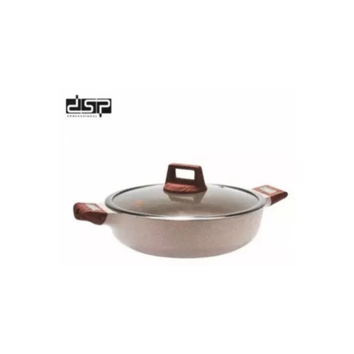 Oala din metal cu capac Crem CRCA005-BS24