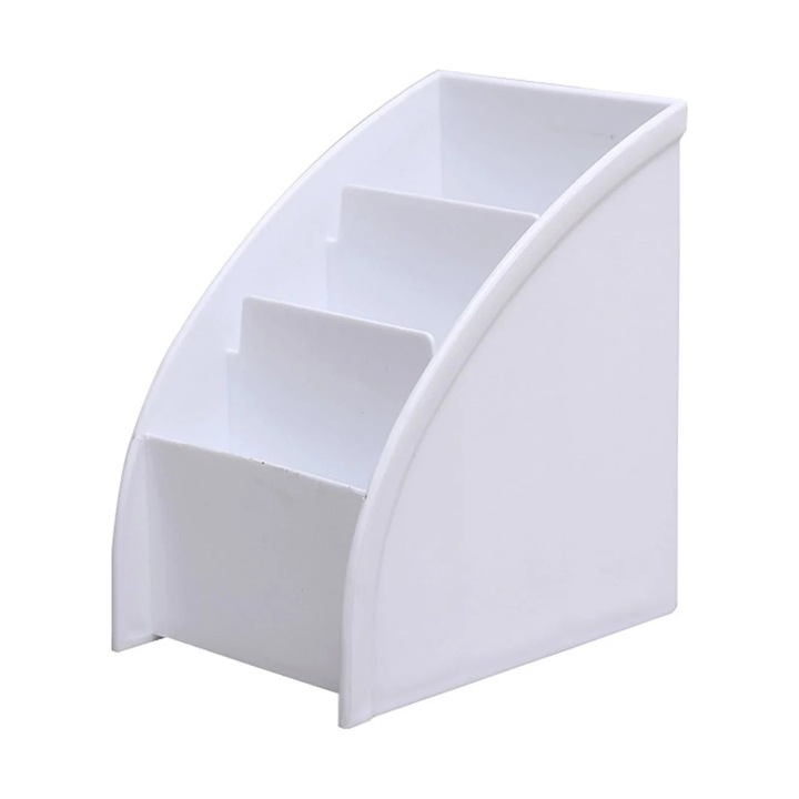 Cutie depozitare cosmetice YANYXR trapezoidala, 3 compartimente, PP, multicolor