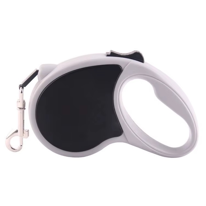 Lesa retractabila pentru caini, 3m, cu sistem de blocare