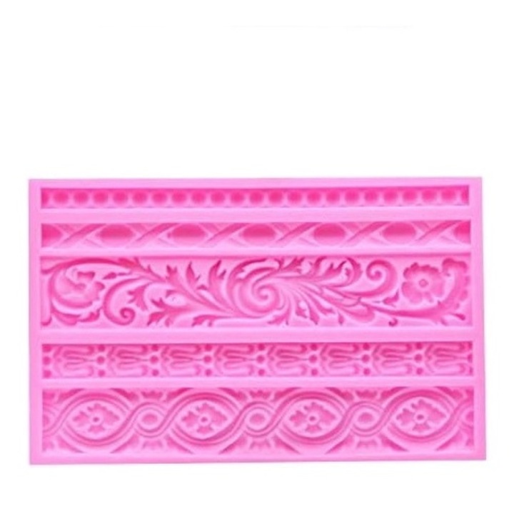 Mulaj silicon borduri WIND PATTERN 19.5 x 12.3 cm