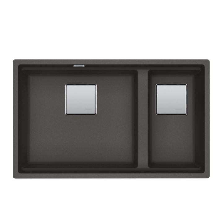 Chiuveta Fragranite Franke KNG 120 Slate Grey, 720x420 mm, montare sub blat