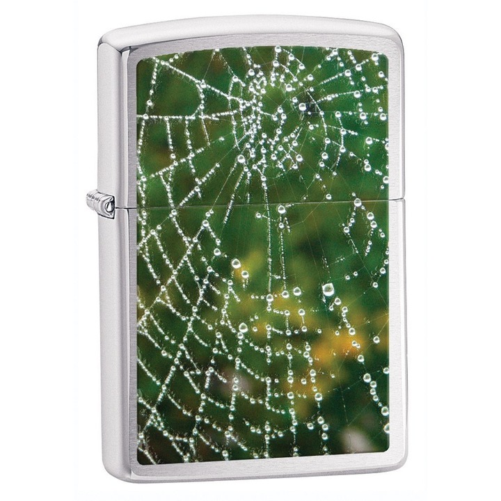 Bricheta Zippo 28285 Spider Web Rain Drops